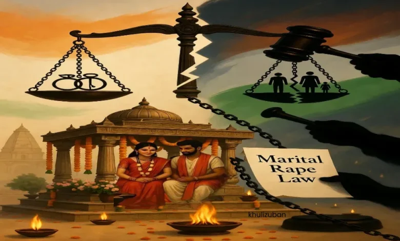 विवाह संस्था, तोड़ने की साज़िश, मैरिटल रेप लॉ