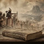 मुख्यधारा के इतिहास (Main-Stream History) की धूल जमी किताब और उसके हाशिये से निकलते 1910 के भूमकाल विद्रोह के महानायक वीर गुंडाधुर और उनके साथियों का ऐतिहासिक दृश्य।
