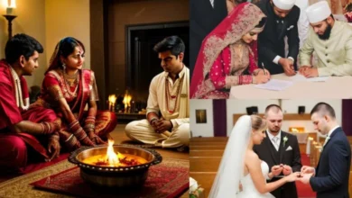 विवाह और शादी, मैरिज और निकाह, कोई मेल नहीं