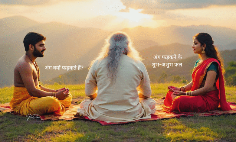 अंग फड़कना, शुभ-अशुभ फल, सामुद्रिक शास्त्र