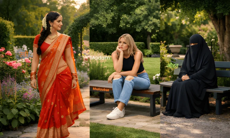 मैडम और औरत, शब्दों का प्रयोग, अर्थ का अनर्थ