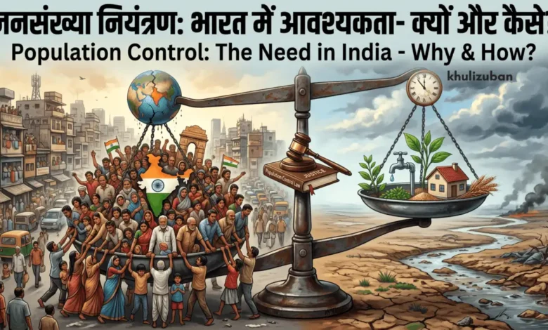 जनसंख्या नियंत्रण, भारत में आवश्यकता, क्यों और कैसे