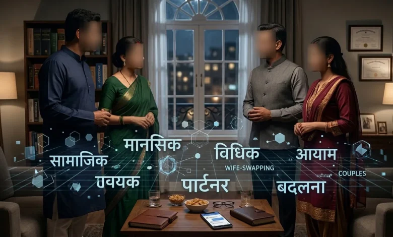 शादीशुदा जोड़े, वाइफ स्वैपिंग, शहर से गांव